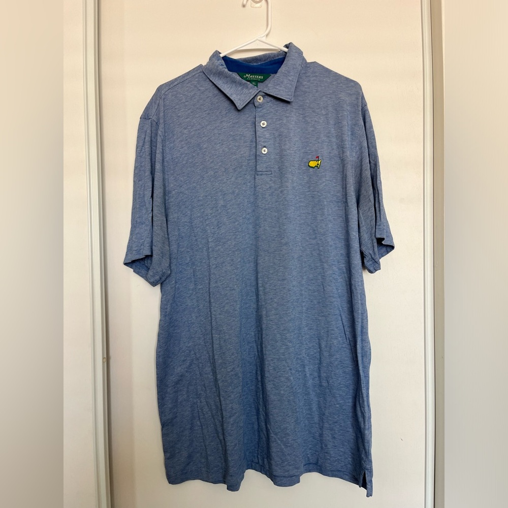 MASTERS CLASSICS Men’s Golf Polo Shirt‎ Performance Golf Apparel Logo Printed XL